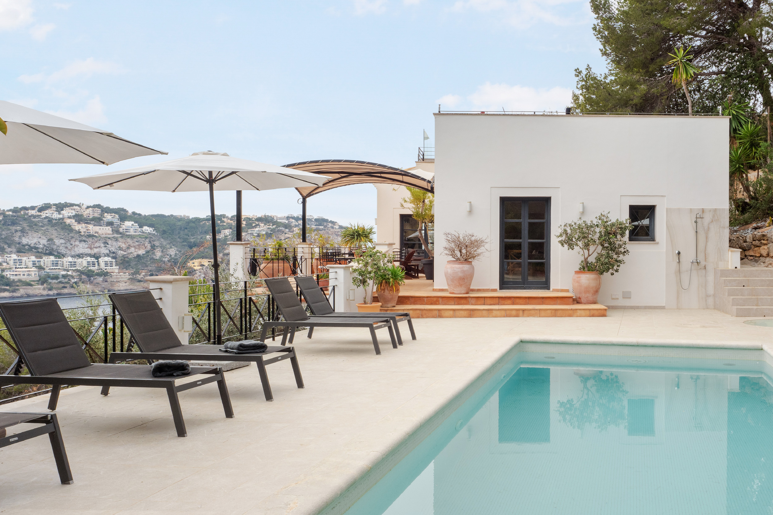 Stunning Mediterranean sea-view villa with panoramic terraces in Port d’Andratx
